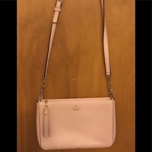 🌸Kate spade pink crossbody with tassel